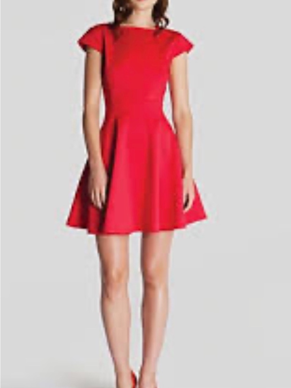 Ted Baker Classic Red Fit-and-Flare Dress - Women's